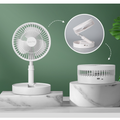 Rechargeable Portable Folding Fan - Cordless Desk & Travel Fan