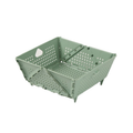 Collapsible Vegetable Washing Basket with Drain Holes - Foldable Kitchen Colander