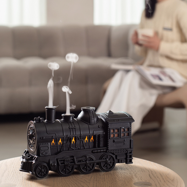 Train-Shaped Aromatherapy Essential Oil Diffuser Humidifier