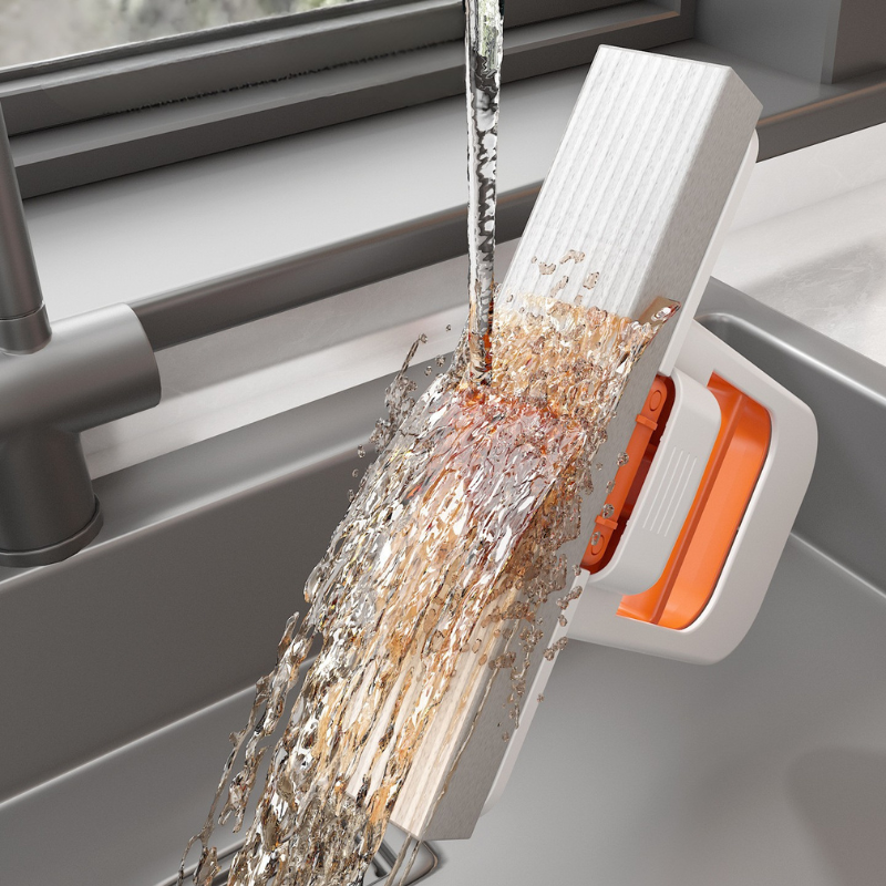 Mini Handheld Mop for Tight Spaces - Compact Corner & Baseboard Cleaner