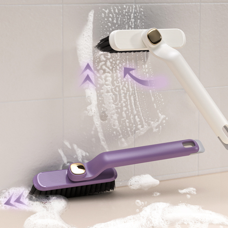 2-in-1 Rotating Cleaning Brush - Multi-Surface Scrub Brush for Kitchen & Bathroom