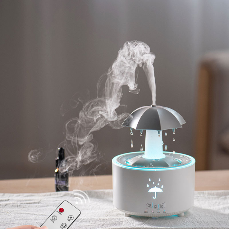 Rotating Umbrella Aromatherapy Humidifier - Water Drop Essential Oil Diffuser