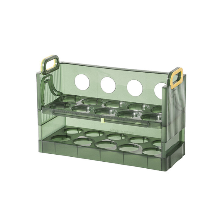 Stackable Egg Storage Box for Refrigerator - Fridge Egg Organizer Container