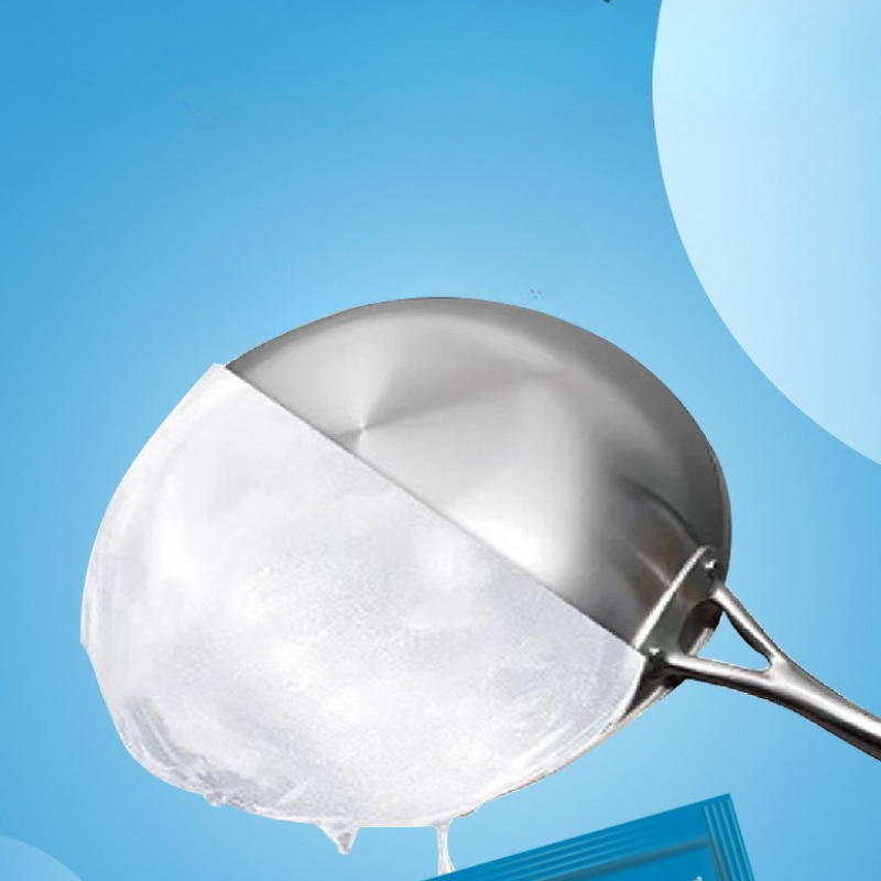 Pan Bottom Cleaning Gel Film - Peel-Off Grease & Burnt Stain Remover for Cookware
