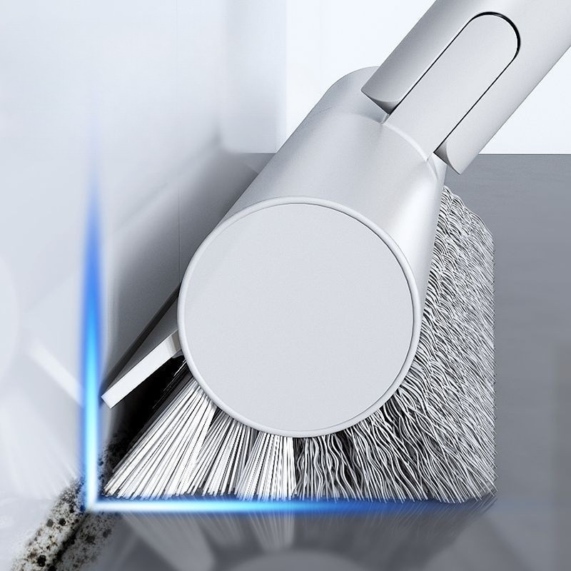 Long Handle Floor Scrub Brush - Stiff Bristle Cleaning Brush for Tile, Wood & Concrete