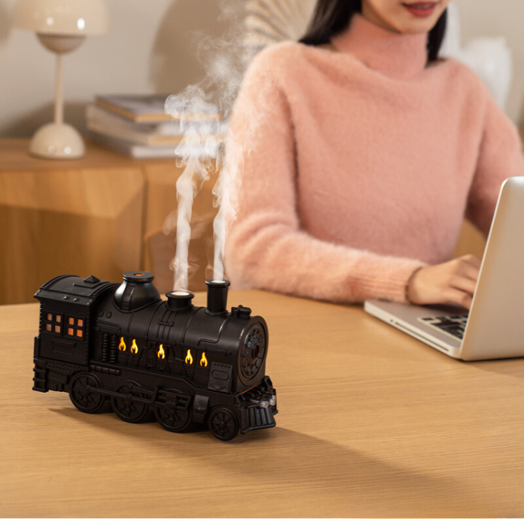 Train-Shaped Aromatherapy Essential Oil Diffuser Humidifier