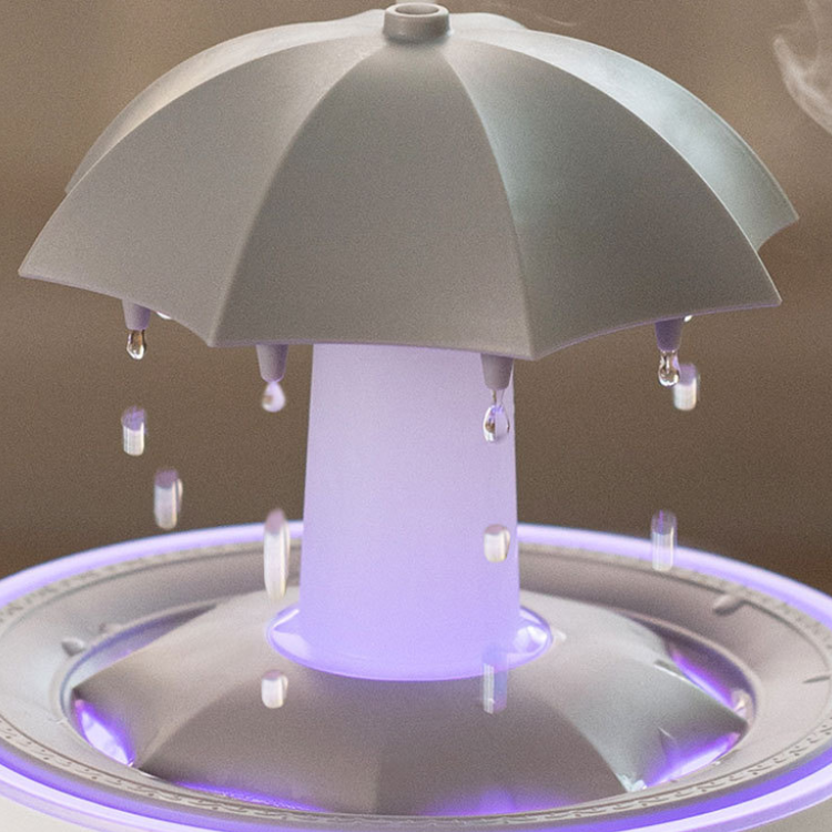 Rotating Umbrella Aromatherapy Humidifier - Water Drop Essential Oil Diffuser