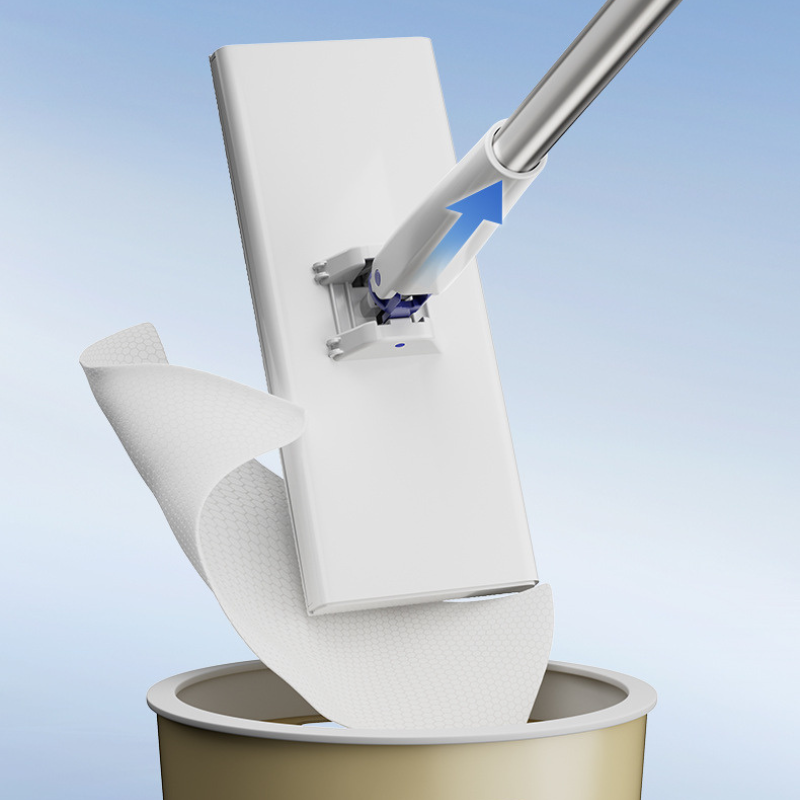 Automatic Clip-On Mini Mop - Disposable Face Towel Mop for Narrow Gaps
