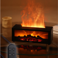 Flame Effect Humidifier - Fireplace-Style Aromatherapy Diffuser