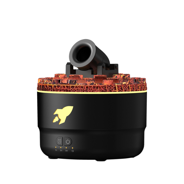 Colorful Crackle Flame Humidifier - Ultrasonic Aromatherapy Diffuser