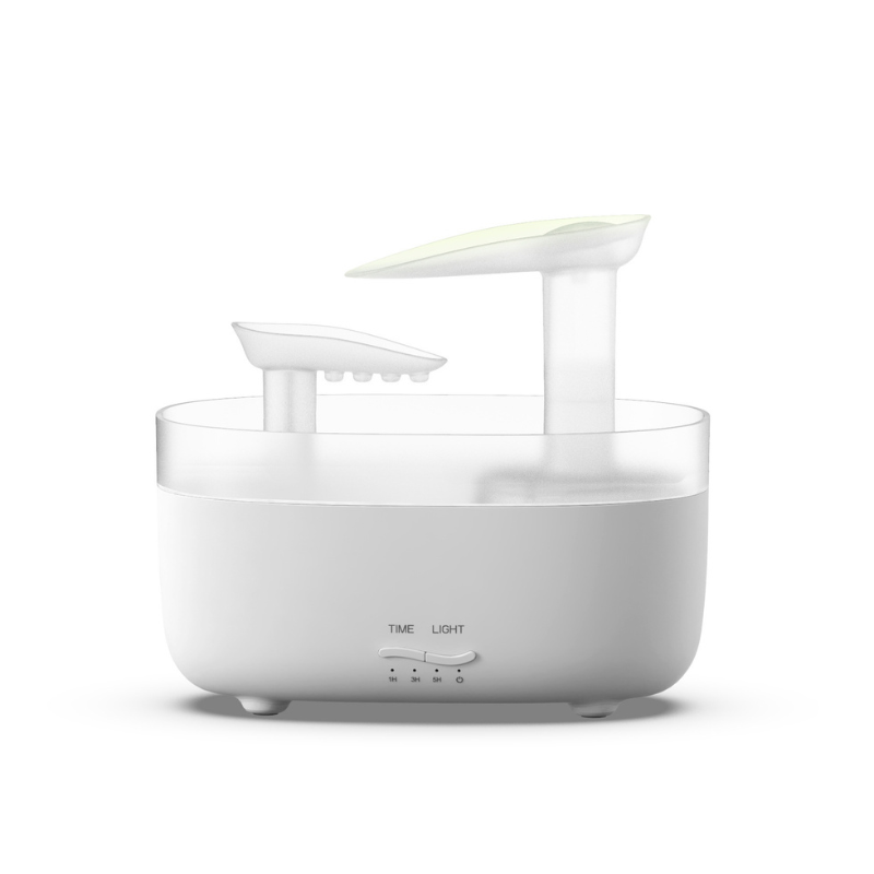 Waterfall Aromatherapy Diffuser & Humidifier - Desktop Essential Oil Mist Maker