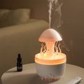 Jellyfish Rotating Raindrop Humidifier - LED Aromatherapy Diffuser