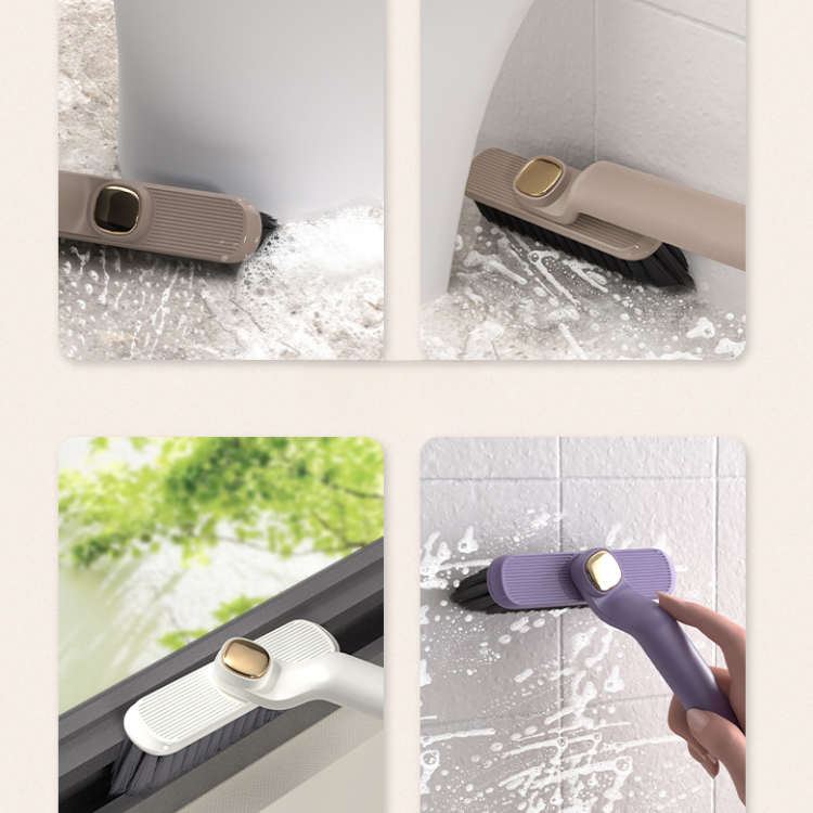2-in-1 Rotating Cleaning Brush - Multi-Surface Scrub Brush for Kitchen & Bathroom