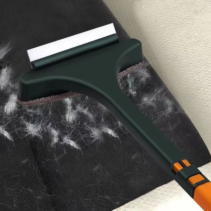 2-in-1 Window Screen Cleaning Brush with Scraper - Dual-Sided Mesh Screen Duster