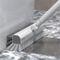 Gap Cleaning Brush for Floors - Hard Bristle Long Handle Tile & Grout Scrubber
