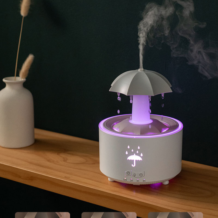 Rotating Umbrella Aromatherapy Humidifier - Water Drop Essential Oil Diffuser