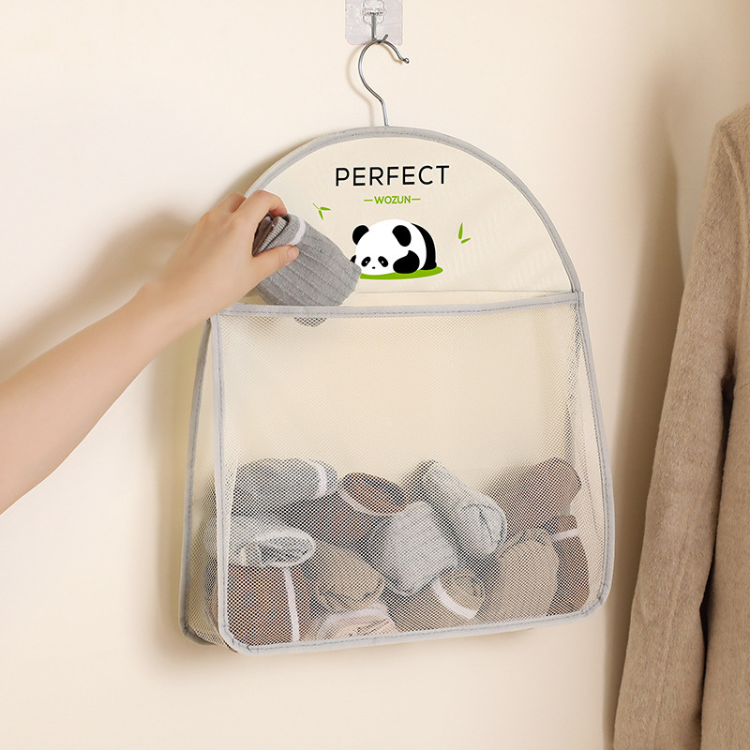 Hanging Mesh Storage Bag - Closet Organizer for Socks & Underwear (Multi-Layer)