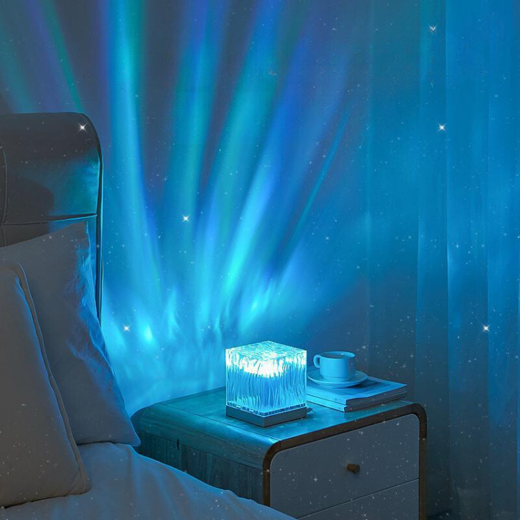 Aurora Ocean Wave Projector Light - Starry Night Ambient LED Lamp