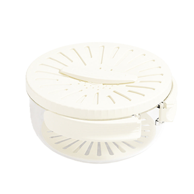 Drain Basket with Lid - Kitchen Washing & Storage Box with Ventilation