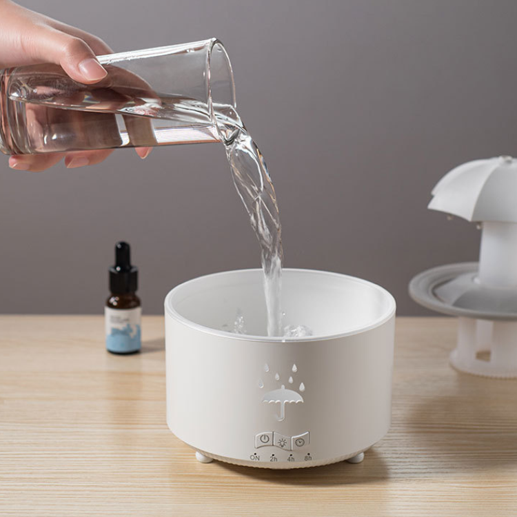 Rotating Umbrella Aromatherapy Humidifier - Water Drop Essential Oil Diffuser
