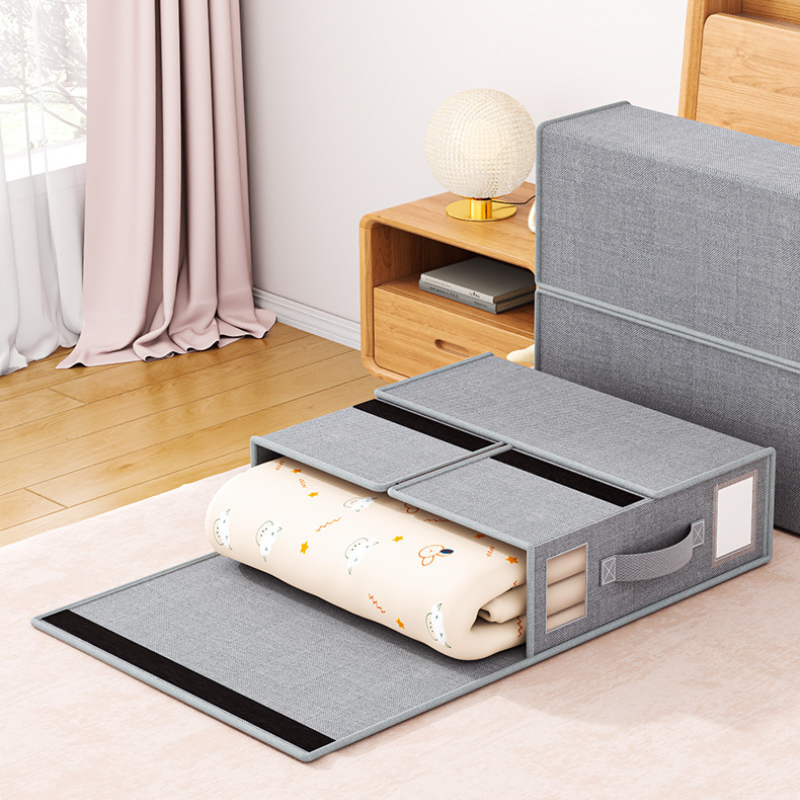 Oxford Cloth Foldable Storage Box - Collapsible Fabric Organizer Bin