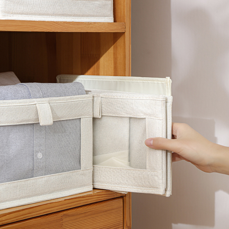 Wardrobe Clothes Storage Box - Compact Closet Organizer for Seasonal Garments