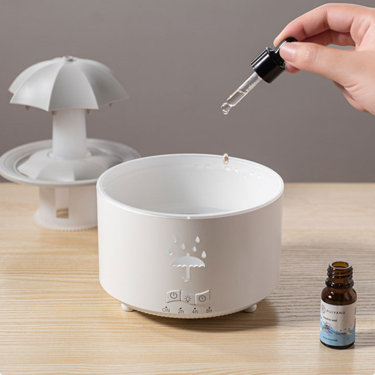 Rotating Umbrella Aromatherapy Humidifier - Water Drop Essential Oil Diffuser