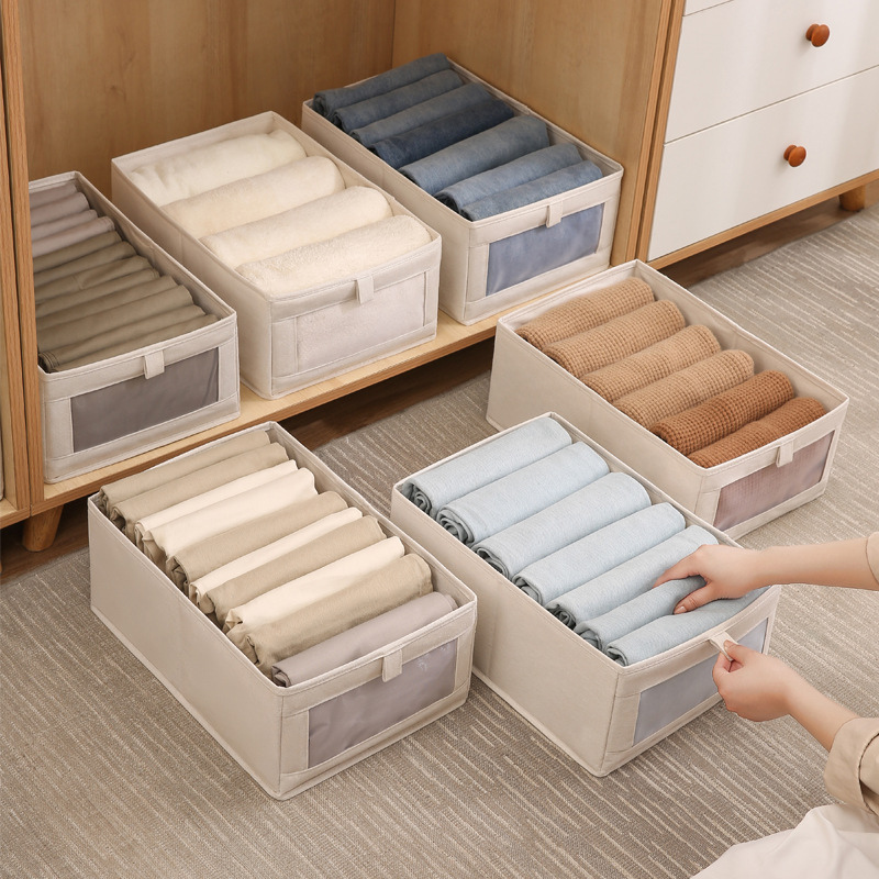 Wardrobe Clothes Storage Box - Compact Closet Organizer for Seasonal Garments