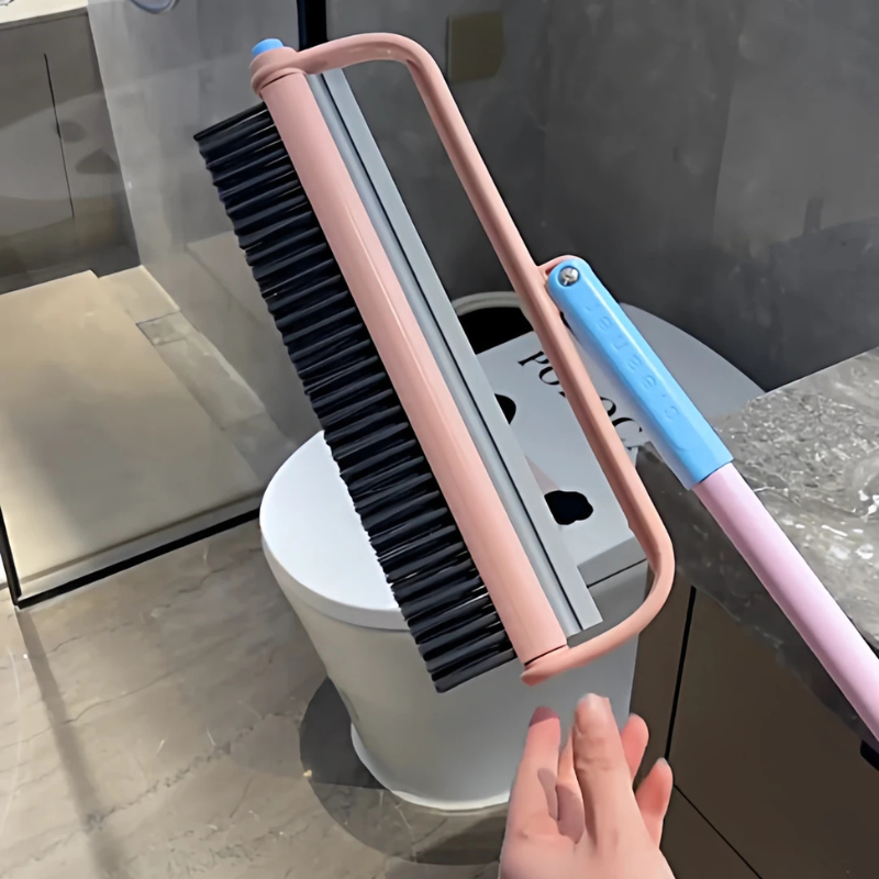 Magic Mop and Broom Combo with Scraper - 2-in-1 Sweep & Mop Tool