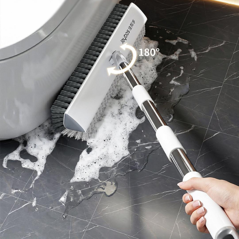 Wet & Dry Cleaning Broom - Lightweight 2-in-1 Sweeper for Hardwood & Tile
