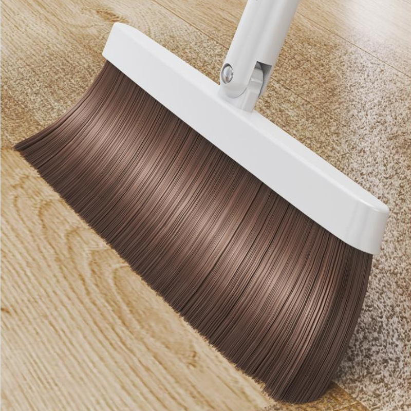 Wall-Mounted Broom & Dustpan Set - Space-Saving Sweeping Kit