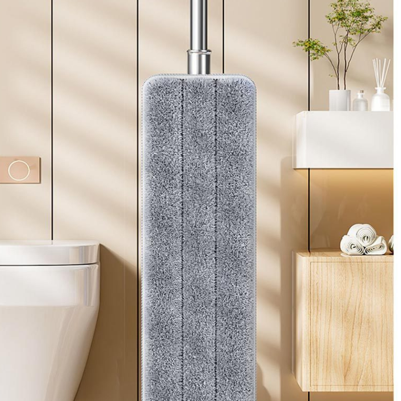Extra Wide Flat Floor Mop - 40cm Wet & Dry Microfiber Mop for Large Floor Areas