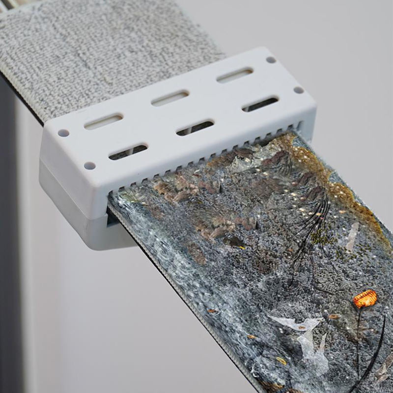 Hands-Free Flat Mop - No-Touch Wet & Dry Floor Cleaning System