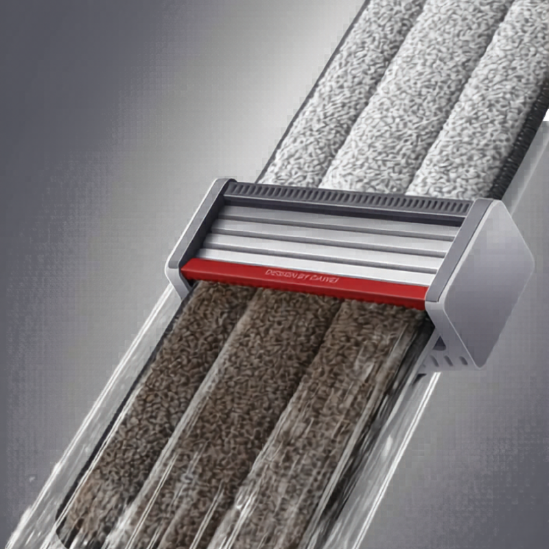 Wet & Dry Flat Mop - Flexible Floor Cleaner for Hard Surfaces