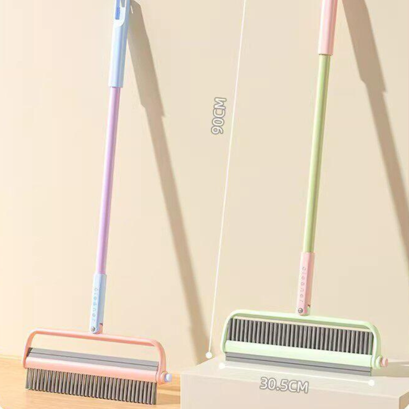 Magic Mop and Broom Combo with Scraper - 2-in-1 Sweep & Mop Tool