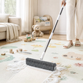 Wet & Dry Cleaning Broom - Lightweight 2-in-1 Sweeper for Hardwood & Tile