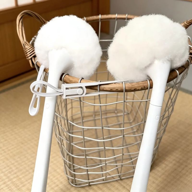 Soft Bristle Bathroom Cleaning Brush - Gentle Scrub Brush for Tile, Sinks & Toilets