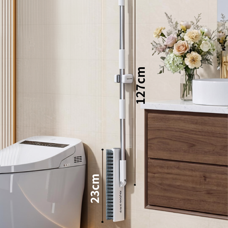 Wet & Dry Cleaning Broom - Lightweight 2-in-1 Sweeper for Hardwood & Tile