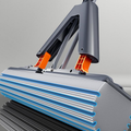 Easy Wring Sponge Mop - Built-In Wringer for Wet & Dry Floor Cleaning