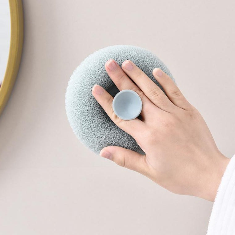 Suction Cup Massage Bath Brush - Hands-Free Foaming Exfoliating Body Brush