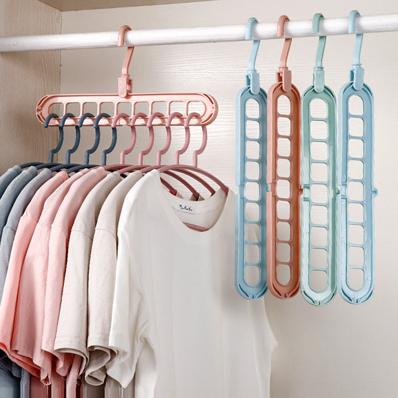 9-in-1 Space Saving Clothes Hanger - Multi-Layer Closet Organizer Hanger