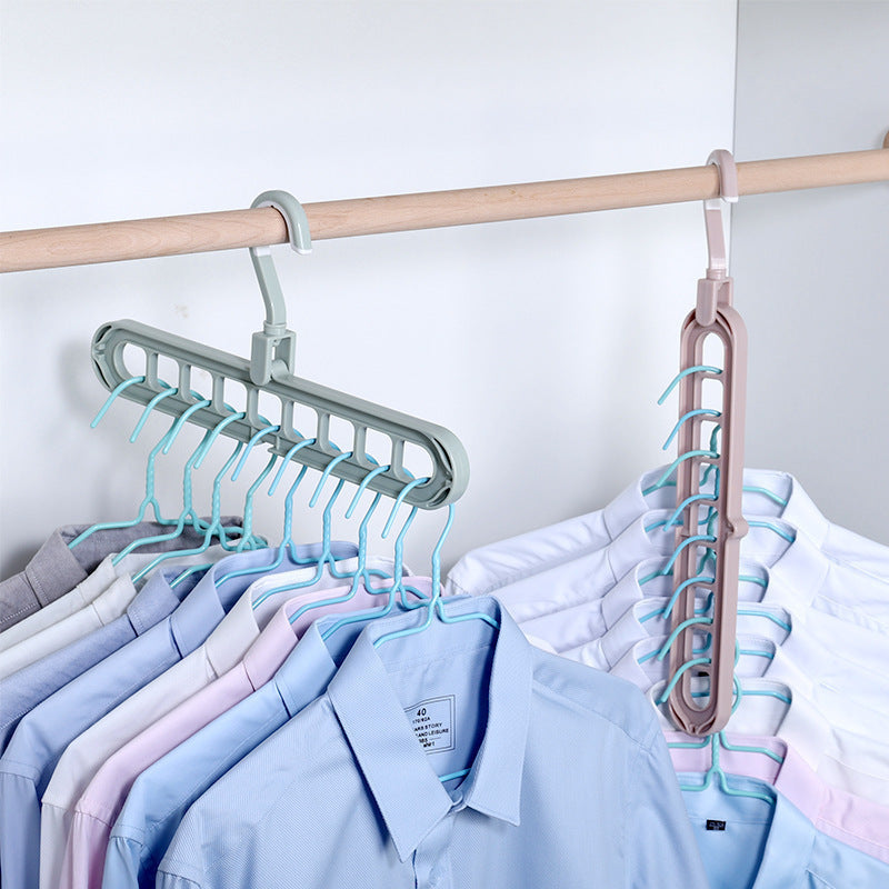 9-in-1 Space Saving Clothes Hanger - Multi-Layer Closet Organizer Hanger