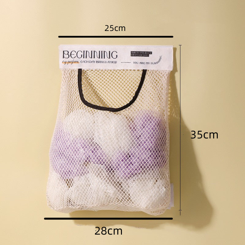 Kitchen Velcro Storage Bags - Wall-Mount Bag & Pouch Organizer, Set of 3