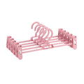 Non-Slip Trouser Clip Hangers - Stackable Space-Saving Pants Storage