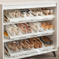 Adjustable Non-Slip Shoe Rack - Expandable Home Shoe Storage Organizer
