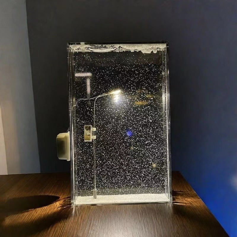 Snowy Village DIY Night Light Kit - Build-Your-Own Winter Scene Lamp