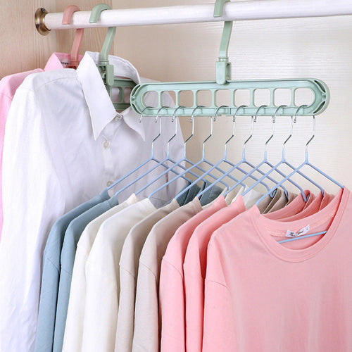 9-in-1 Space Saving Clothes Hanger - Multi-Layer Closet Organizer Hanger