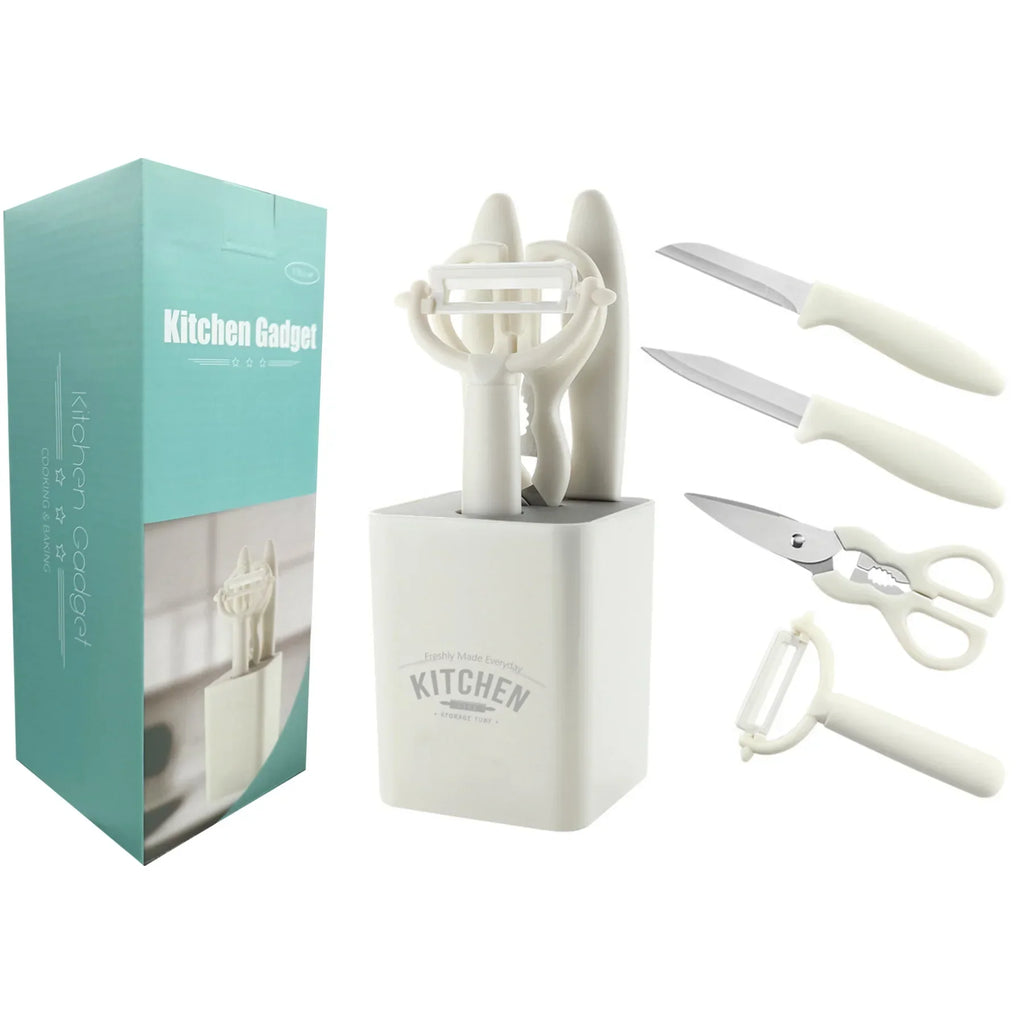 4-5 Piece Stainless Steel Kitchen Peeler Set - Fruit and Vegetable Tool Kit