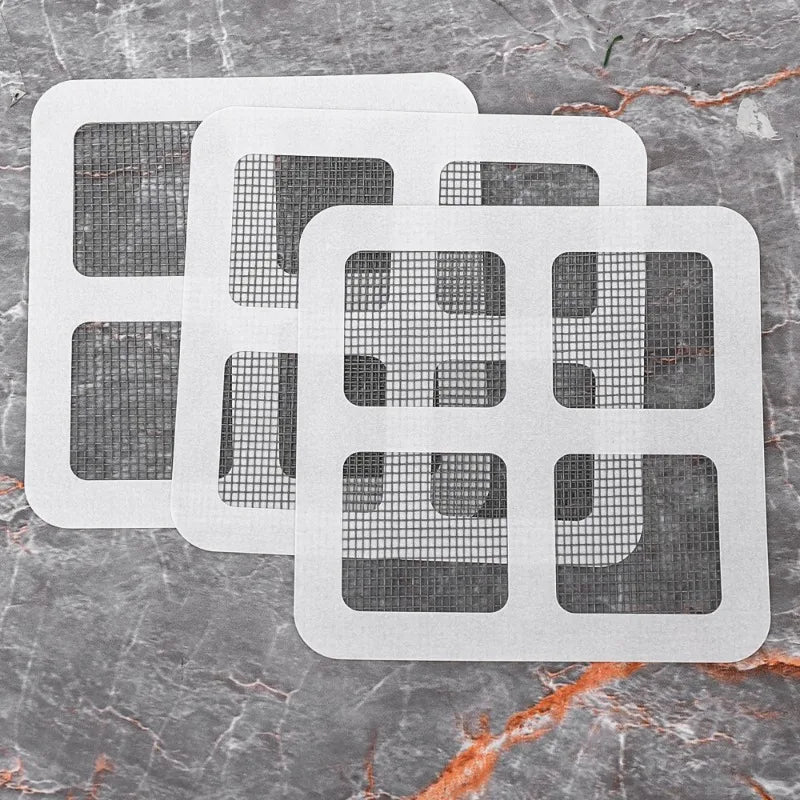 Disposable Floor Drain Filter Stickers - Hair & Debris Catcher for Kitchen & Bathroom Drains