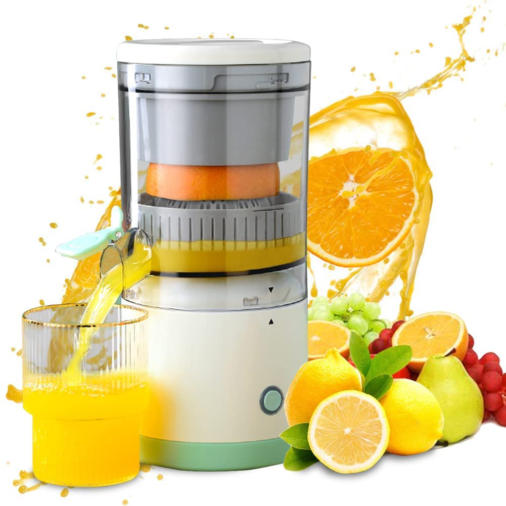Portable USB Rechargeable Citrus Juicer - Cordless Electric Fruit Squeezer